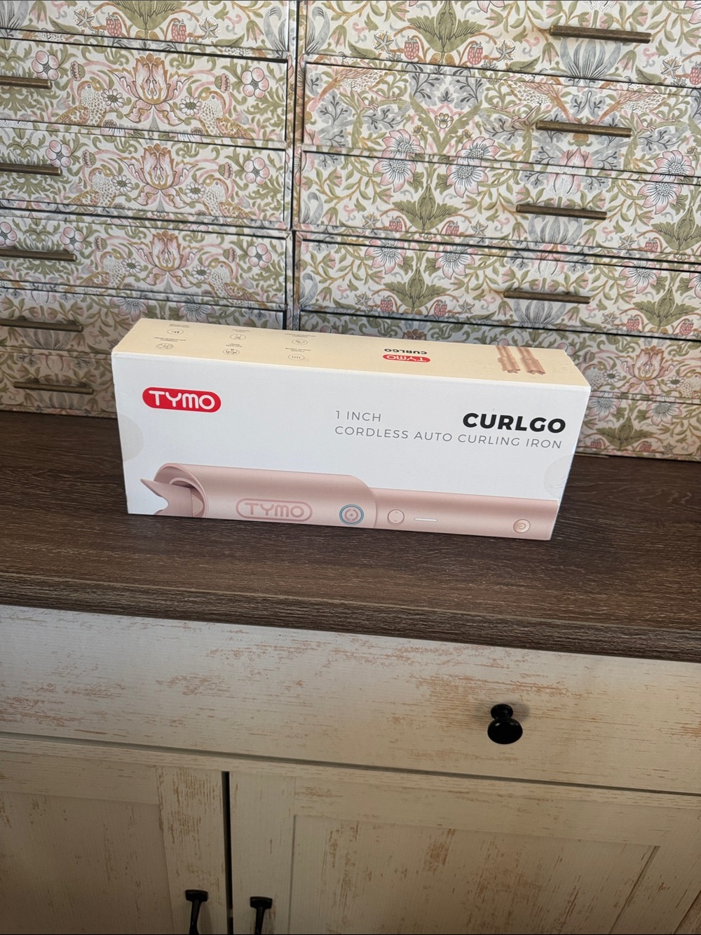 TYMO CurlGo 1-Inch Cordless Auto Curling Iron - Rose Gold